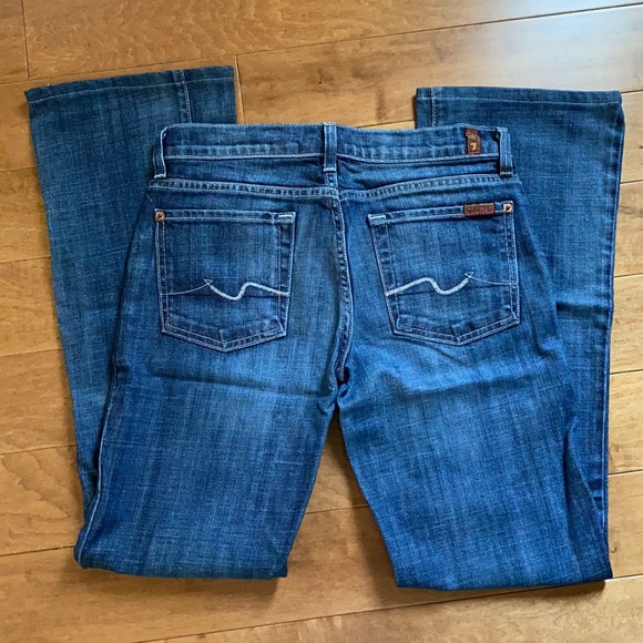 7 For All Mankind Jeans  Womens Sz 28 - Picture 1 of 8